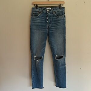 RE/DONE 90’s High Rise Ankle Crop
